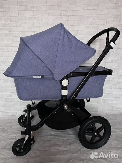 Коляска Bugaboo cameleon 3+ 3в1 синий меланж