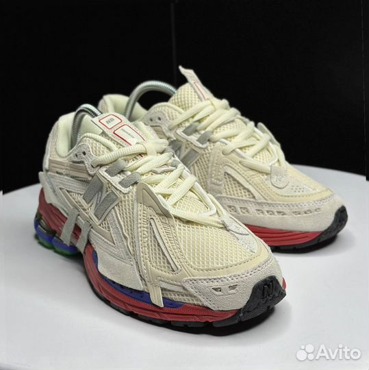 Кроссовки New Balance 1906A White&Red sole