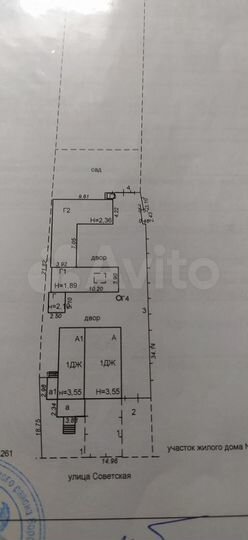 Дом 77,8 м² на участке 18 сот.
