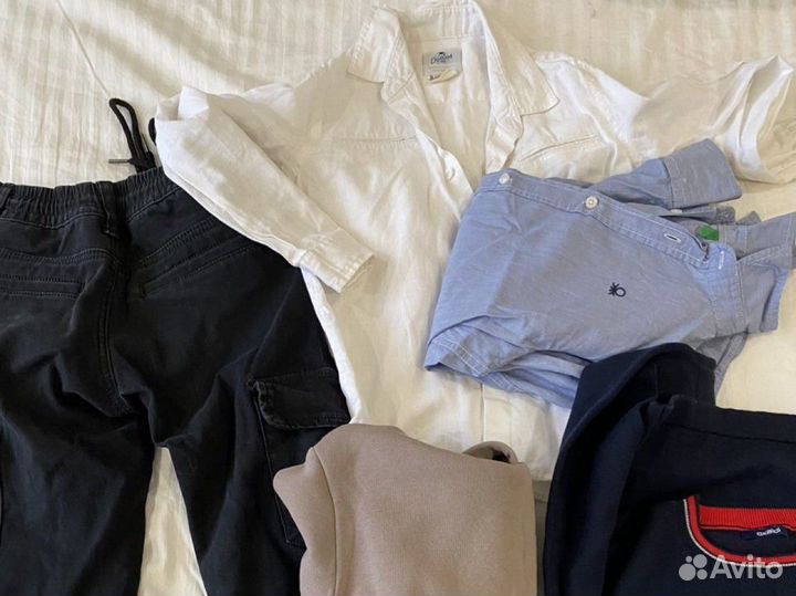 Одежда для мальчика 7 8 9 лет джинсы рубашка
