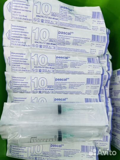 Шприц 10 мл с иглой 21G -стерильные