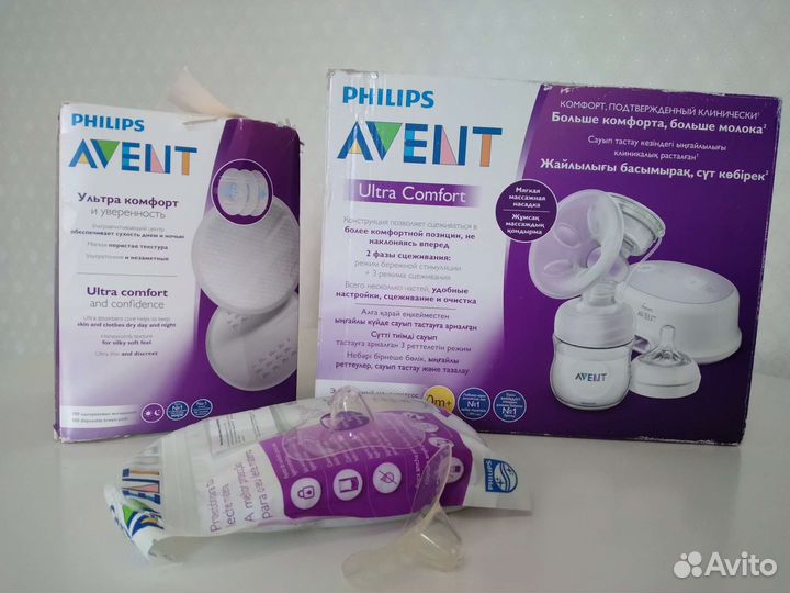 Молокоотсос avent электрический