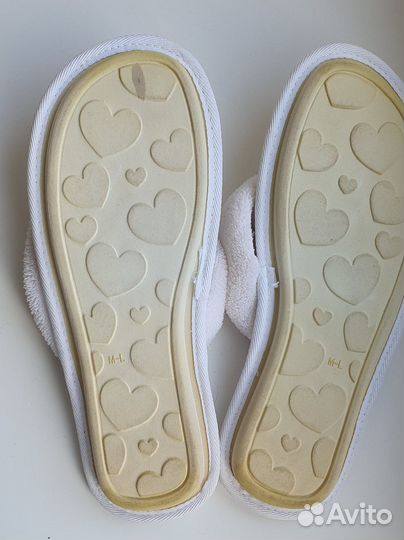 Банные тапочки 37-38 махровые