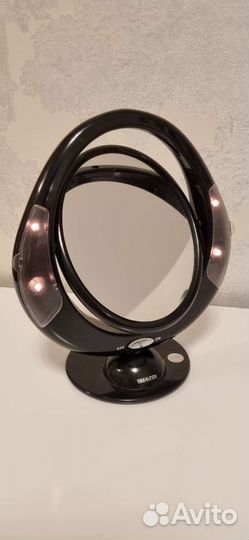 Зеркало настольное с подсветкой двухстороннее