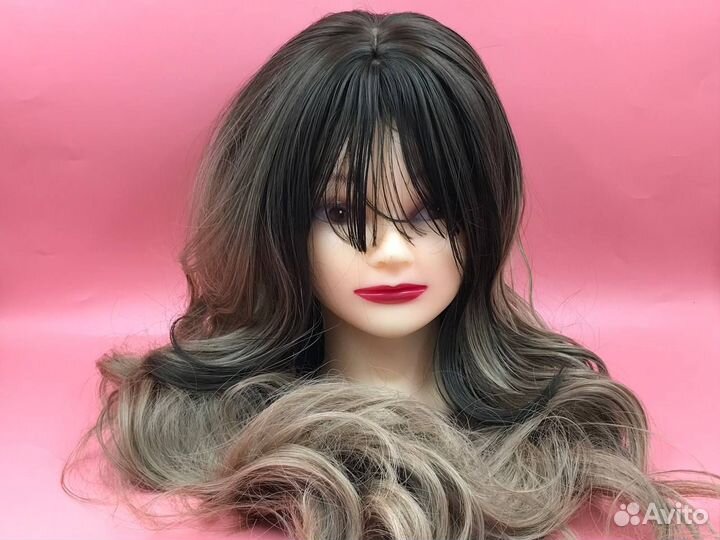 36280 длинный волнистый синтетический парик