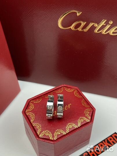 Серьги Cartier love lux l