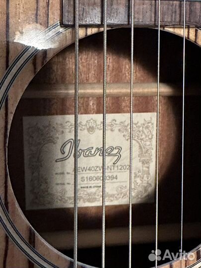 Электроакустическая гитара ibanez