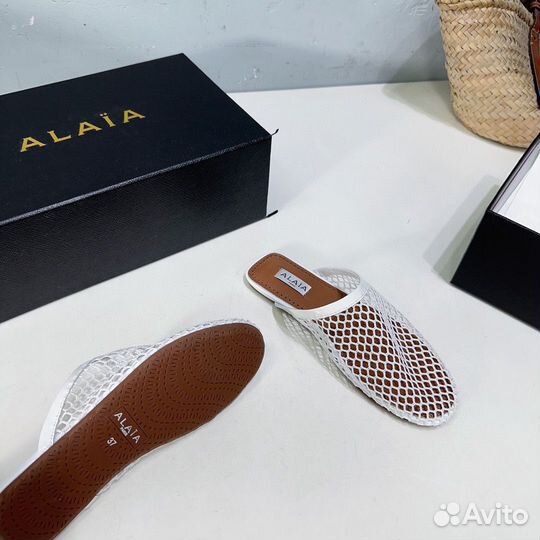 Тапки сетка Alaia 3 цвета