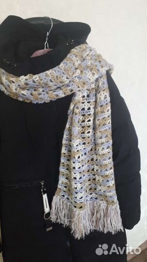 Палантины, шарфы, шаль ручная вязка