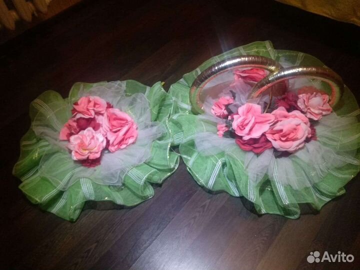 Свадебное украшение на авто