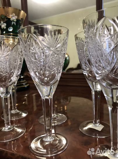 Фужеры хрустальные СССР
