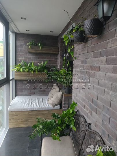 Остекление балконов и лоджий, отделка под ключ