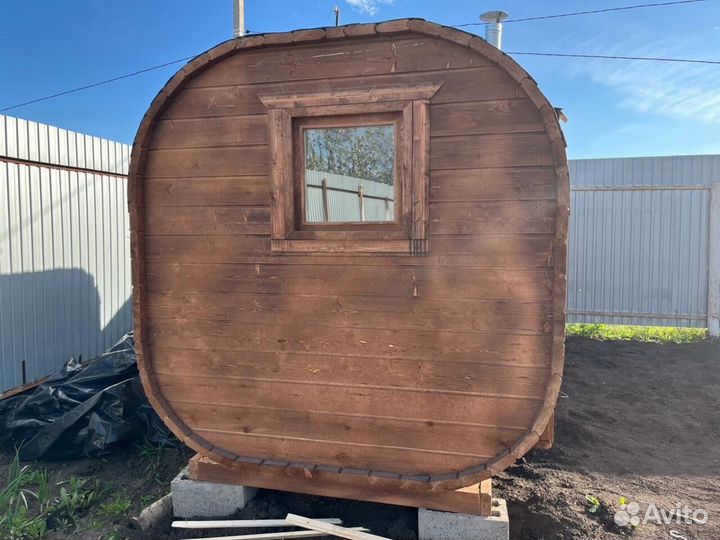 Баня-бочка квадро с доставкой