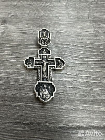Крест серебро