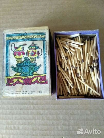 Спички СССР охотничьи для розжига