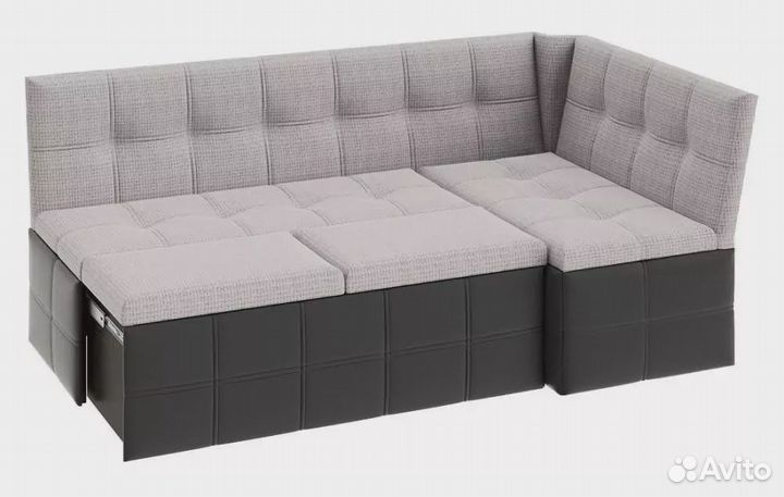 Угловой кухонный диван Домино (Токио) 2 дизайн 8