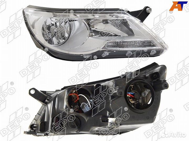 Фара VW tiguan 07-11 RH с электрокорректором 441-1