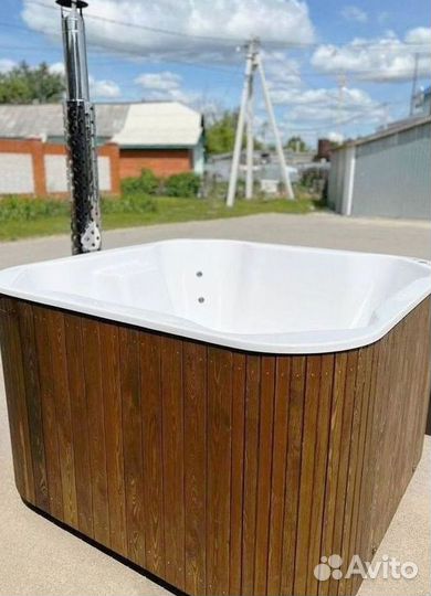 Банный чан квадратная купель.Честная цена