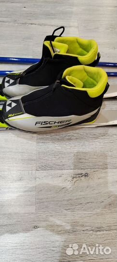Лыжи беговые fisher подростковые