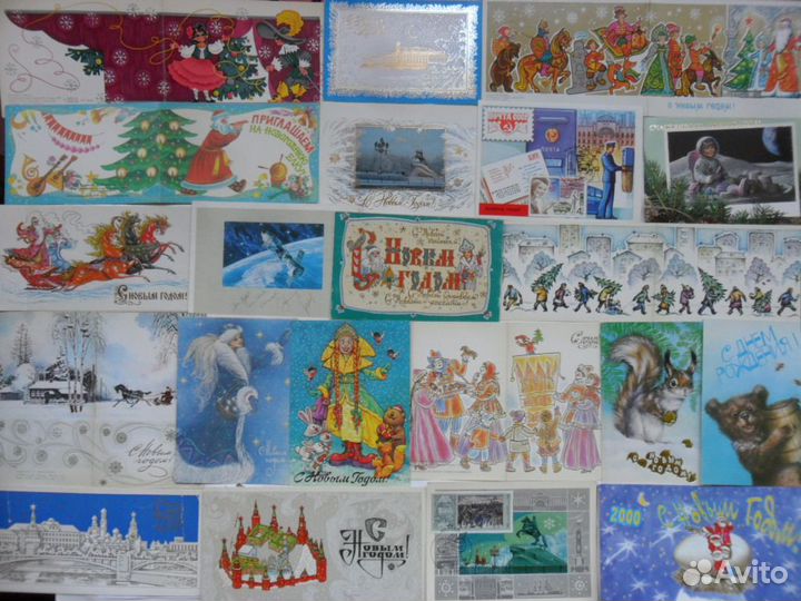 Советские новогодние, космос, олимпиада 80