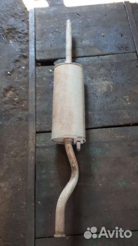 Задняя часть глушителя ваз 21099