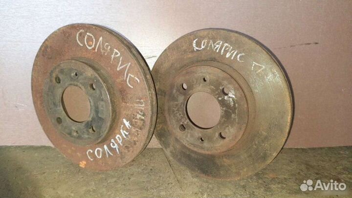 Тормозные диски Hyundai Solaris 2010-2014