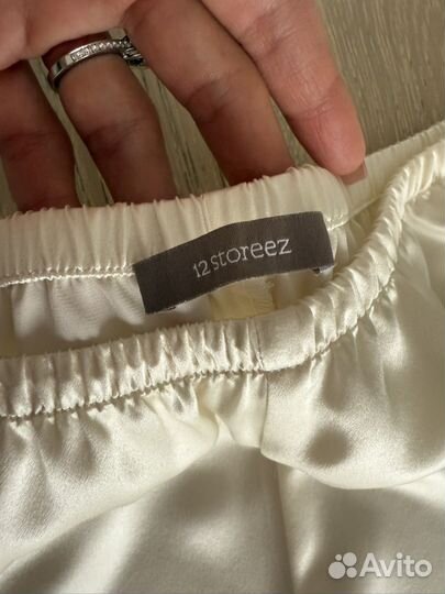 Брюки из шелка