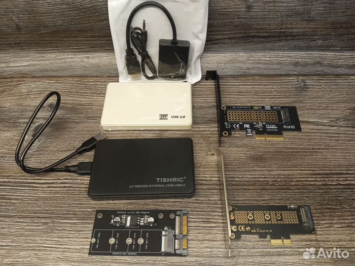 Переходники, адаптеры, кейсы, разное