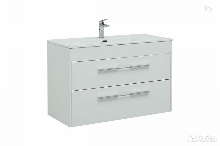 Тумба под раковину для ванной 100 (2 ящика) Август