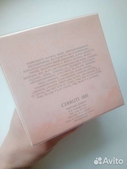 Туалетная вода Cerruti 1881 50 мл Новая