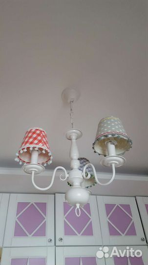 Люстра в детскую комнату