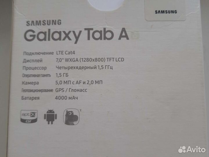 Планшет samsung galaxy tab a6