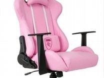 Новое розовое игровое кресло