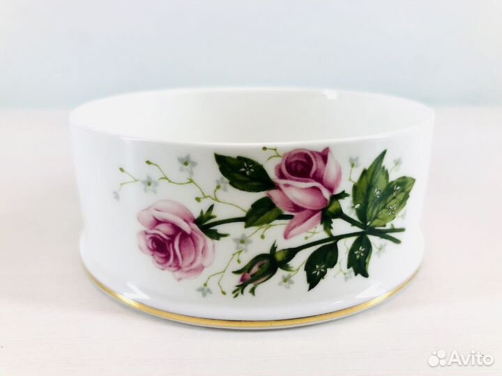 Шкатулка Фарфор Англия Staffordshire Crown 20 Век