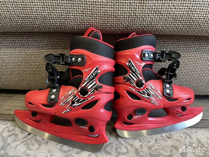Коньки новые детские раздвижные nordway