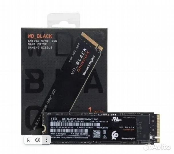 1Tb WD WD black SN850X