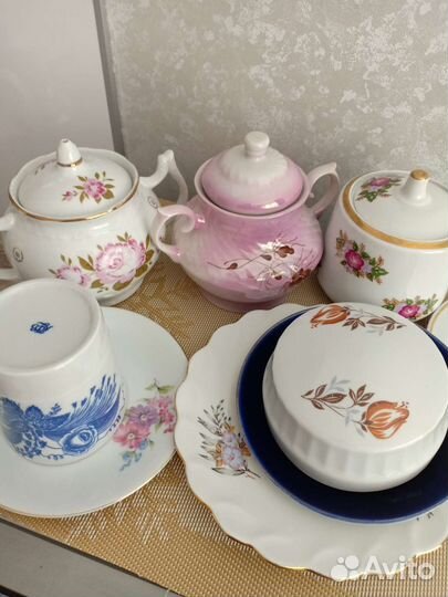 Фарфоровая посуда СССР лфз