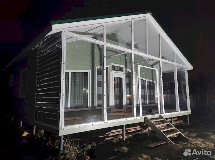 Тонированные мягкие окна