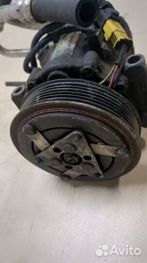 Компрессор кондиционера Peugeot 207, 2012