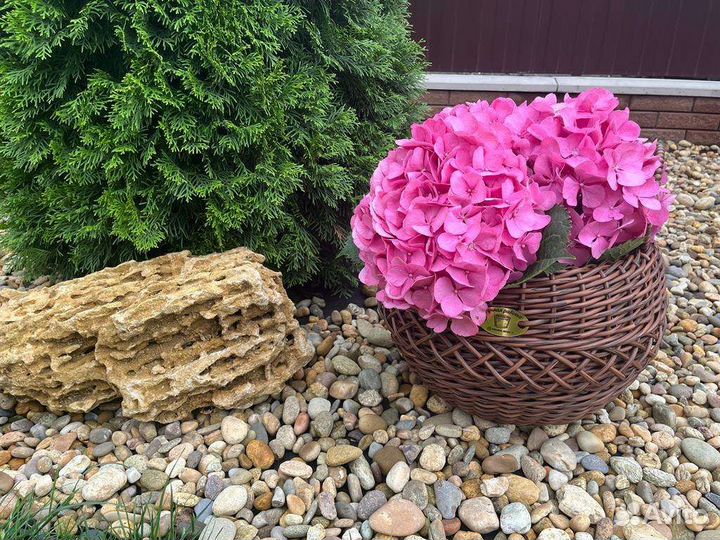 Кашпо из ротанга