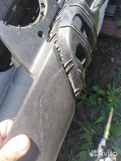 Юбка переднего бампера Киа Рио икс лайн