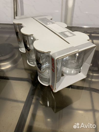 Рюмки набор 6 шт Гусь-Хрустальный новый