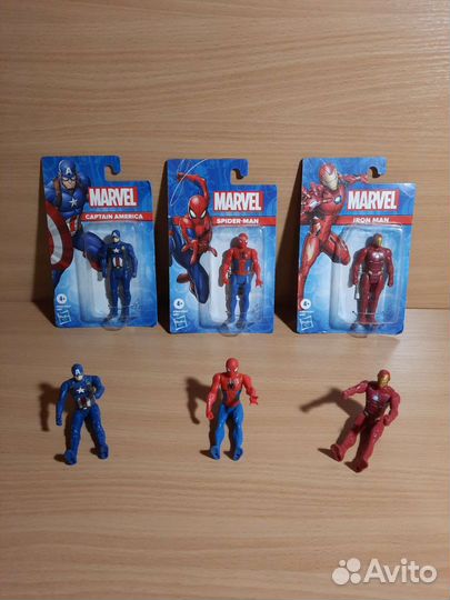 Фигурки Марвел Мстители. За все три