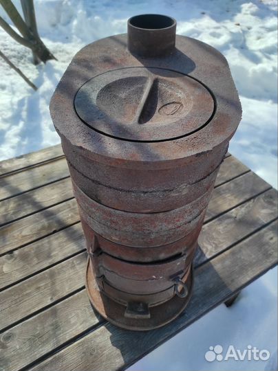 Печь чугунная наборная