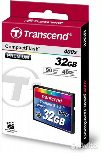 Карта памяти Transcend CompactFlash 32GB 400x