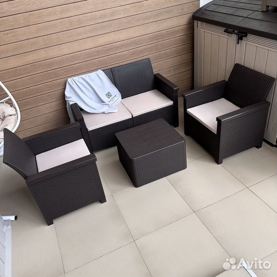 Комплект садовой мебели Ergo Rattan 4 set