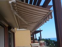 классические маркизы. навес маркиза для дачи выдвижной. навес-маркиза системы veranda 2300*3660. маркиза 3 на 2. маркиза 2,5м.