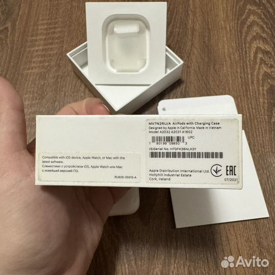 Наушники Apple AirPods gen 2