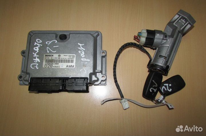 Эбу Замок с ключом Citroen Jumper Ducato 244 2.8