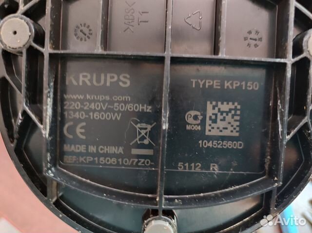 Krups KP150 в разборе